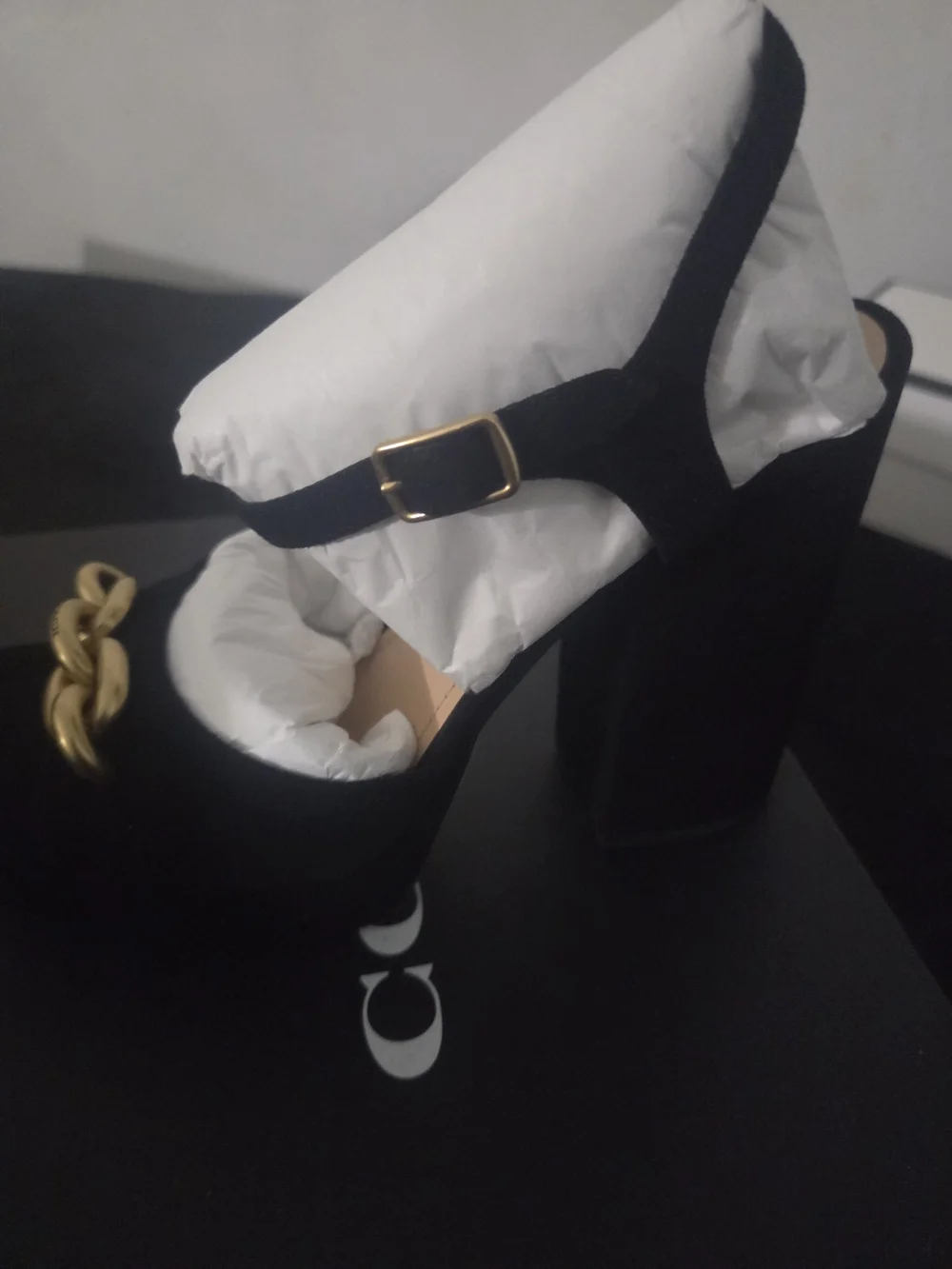 Coach black suede
